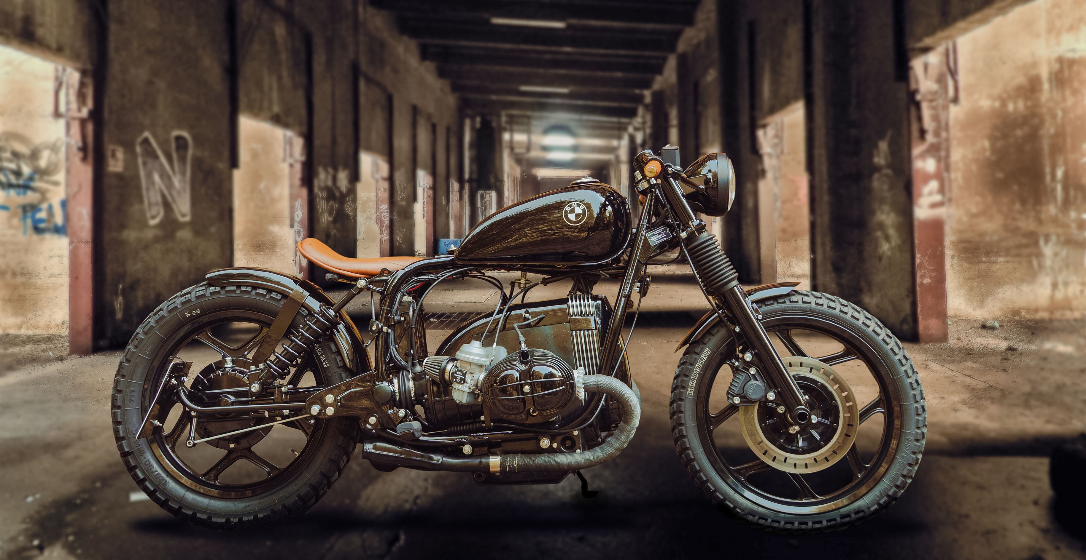 Bmw motorcycle soft tail chop