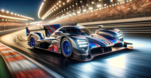 Race car 21 on track
