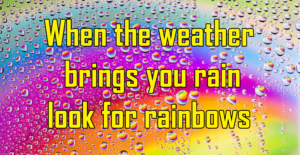 Raindrops Weather Rainbows