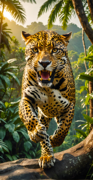 Leopard attack
