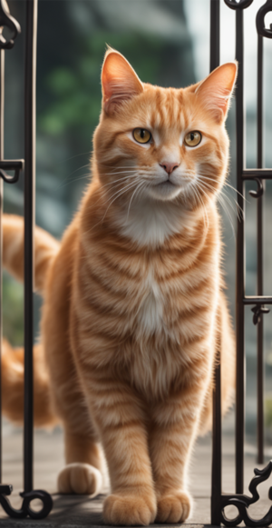 Ginger cat gates