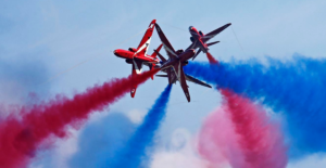 Red arrows 4 ship formation