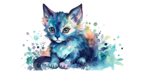 Cat 12 watercolour