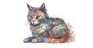 Cat 5 watercolour