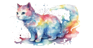 Cat 7 watercolour