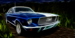 Ford mustang art