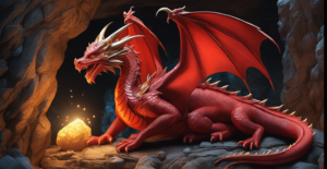 Red dragon gem cave