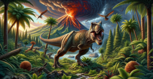T-rex volcano